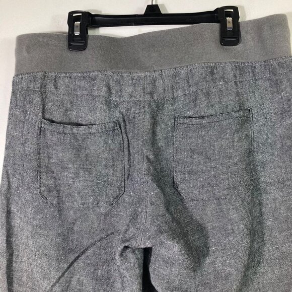 Womens Soho‎ Street NY & Co Linen Cotton Pant Heathered Gray S Avg - Picture 5 of 7